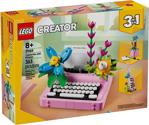 Macchina scrivere con fiori - scrivere,